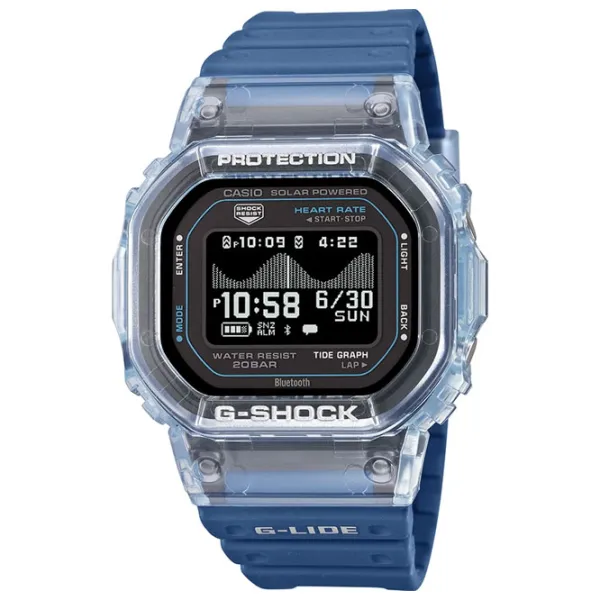 Ceas de mână pentru bărbați Casio GBX-H5600-2ER Cuarț cu o baterie solară / 54 x 45 mm photo 1