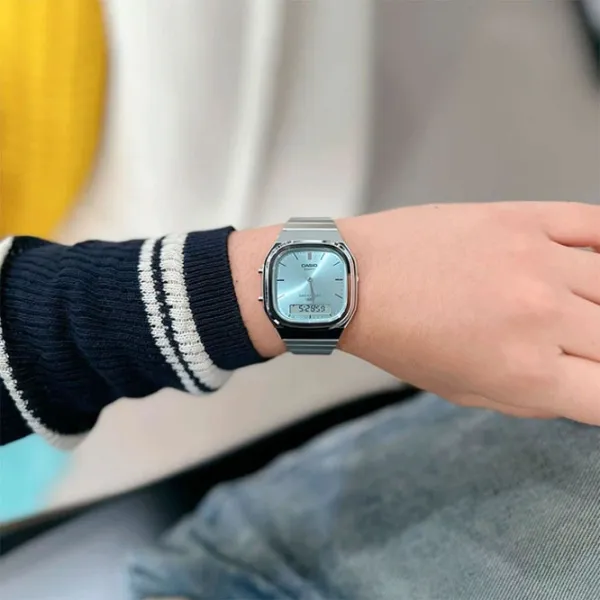 Ceas de mână pentru bărbați Casio AQ-240E-2AEF Cuarț / 36 mm photo 4