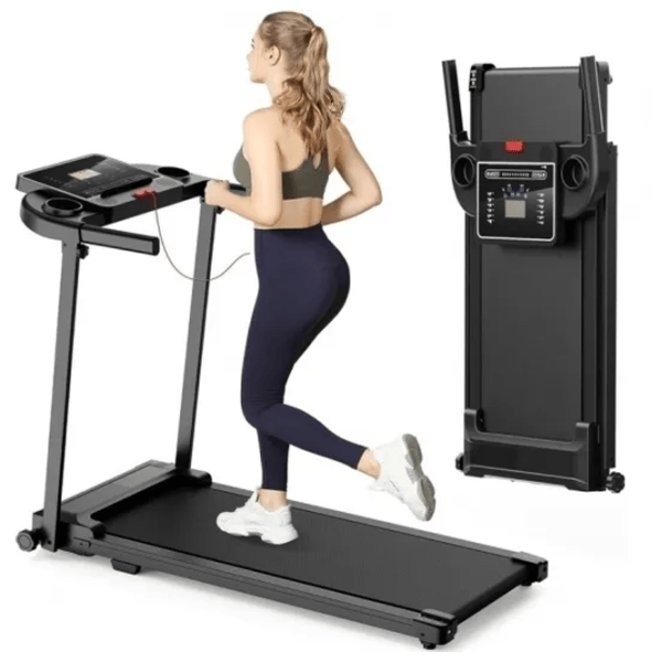 Bandă de alergat FitTronic K1100 12 km/h / 120 kg / Black photo 4