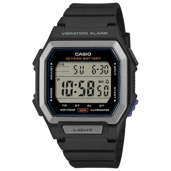 Ceas de mână pentru bărbați Casio W-738H-1AVEF Digital / 47 x 43 mm photo 1