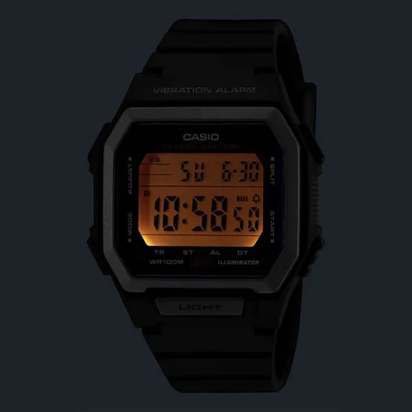 Ceas de mână pentru bărbați Casio W-738H-1AVEF Digital / 47 x 43 mm photo 2