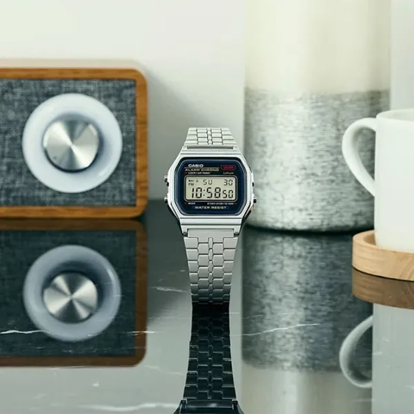 Ceas de mână pentru bărbați Casio A159WE-1EF Digital / 37 x 33 mm photo 4