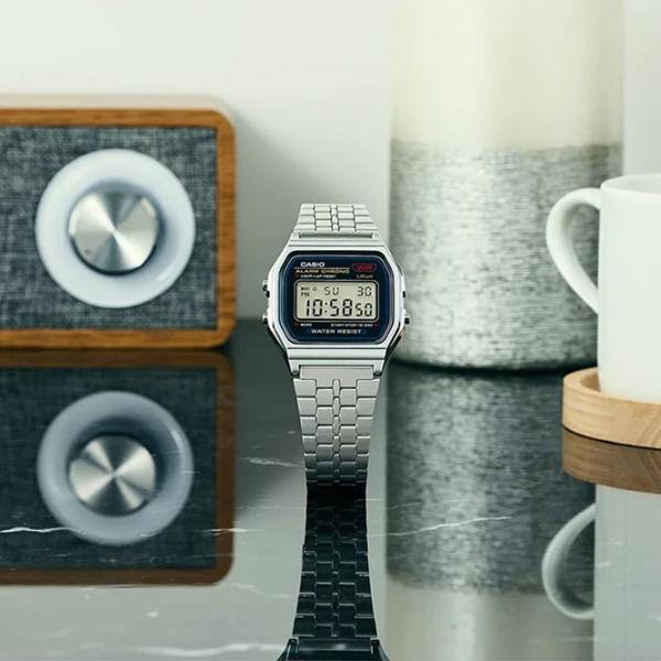 Ceas de mână pentru bărbați Casio A159WE-1EF Digital / 37 x 33 mm photo 4