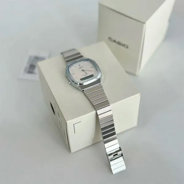 Ceas de mână unisex Casio AQ-240E-7A2EF Cuarț / 36 mm photo 3