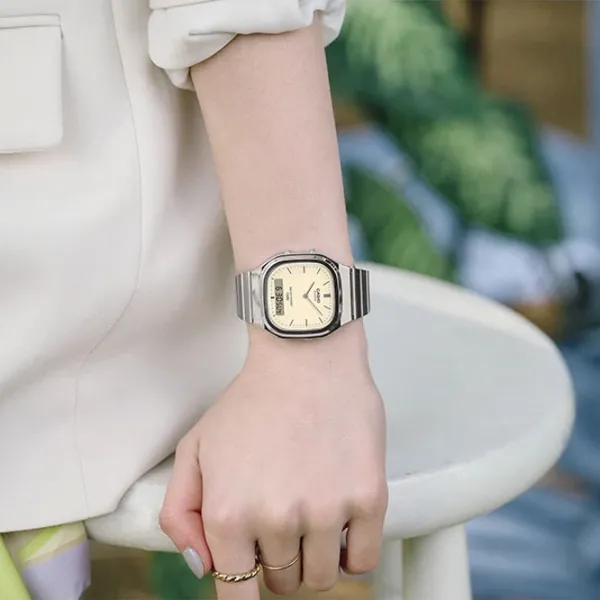 Ceas de mână unisex Casio AQ-240E-7A2EF Cuarț / 36 mm photo 4