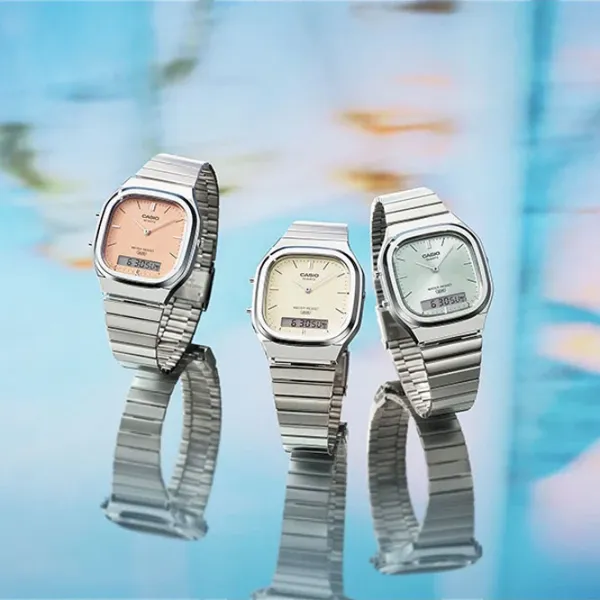 Ceas de mână unisex Casio AQ-240E-7A2EF Cuarț / 36 mm photo 7