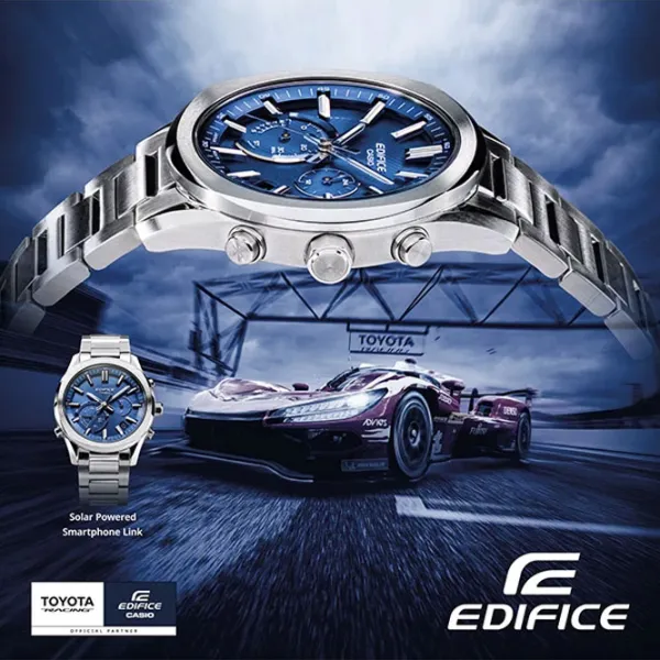 Ceas de mână pentru bărbați Casio EQB-1300D-2AEF Cuarț / 40 mm photo 2