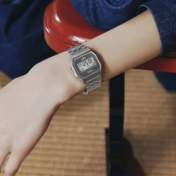 Ceas de mână unisex Casio A159WEVJ-7ER Digital / 37 x 33 mm photo 2