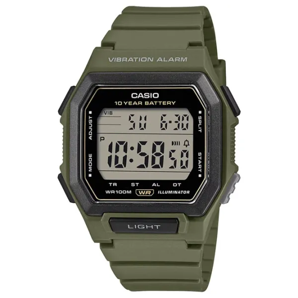 Ceas de mână pentru bărbați Casio W-738H-3AVEF Digital / 47 x 43 mm photo 1