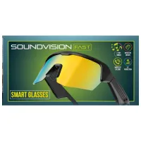 Ochelari smart Cellularline Fast Vision Black Fără fir / Yellow photo 3