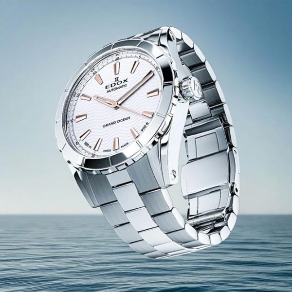 Ceas de mână pentru bărbați Edox 80140-3M-AIR Mecanic / 40 mm photo 3
