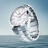 Ceas de mână pentru bărbați Edox 80140-3M-AIR Mecanic / 40 mm photo 3