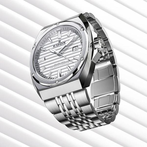 Ceas de mână pentru bărbați Edox 53032-3M-AIN Cuarț / 41 mm photo 2