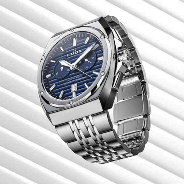 Ceas de mână pentru bărbați Edox 10118-3M-BUIN Cuarț / 43 mm photo 3