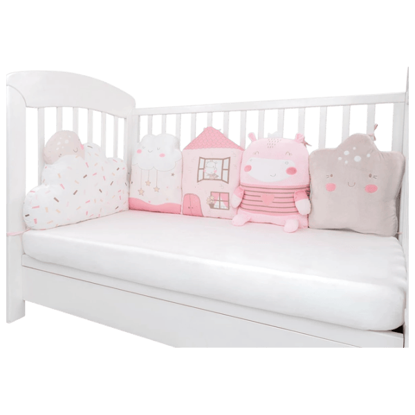 Набор подушек для кроватки Kikka Boo Hippo Dreams 31201010275 0+/ Розовый photo 1