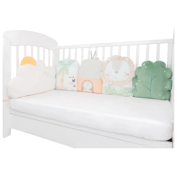 Set perne pentru pătuț Kikka Boo Jungle King 31201010276 0+/ Green photo 1