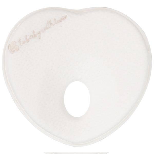 Pernă pentru somn Kikka Boo Heart Airknit 31106010128 0+/ White photo 1