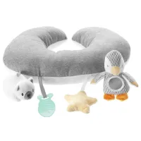 Подушка для игр Nuby Little Penguin ID99619 0+/ Серый