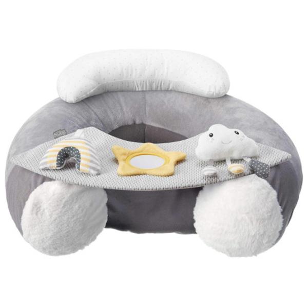 Подушка для игр Nuby Inflatable Sit Up Baby Seat ID99806 6 месяцев / Серый photo 1