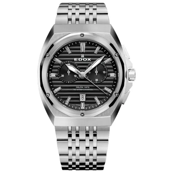 Ceas de mână pentru bărbați Edox 10118-3M-NIN Cuarț / 43 mm photo 1