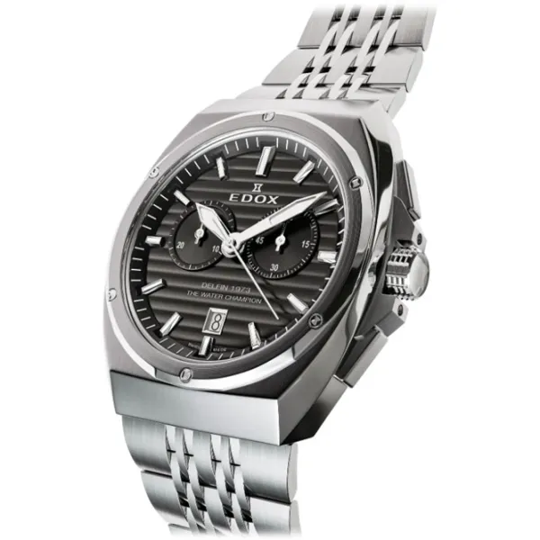 Ceas de mână pentru bărbați Edox 10118-3M-NIN Cuarț / 43 mm photo 4