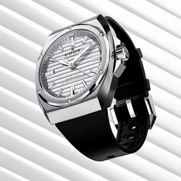 Ceas de mână pentru bărbați Edox 80142-3CA-AIN Mecanic / 41 mm photo 3