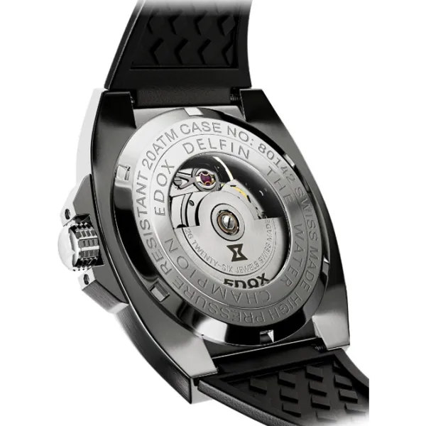 Ceas de mână pentru bărbați Edox 80142-3CA-AIN Mecanic / 41 mm photo 4