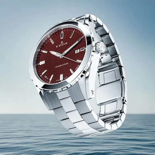 Ceas de mână pentru bărbați Edox 53102-3M-ROUIN Cuarț / 42 mm photo 2