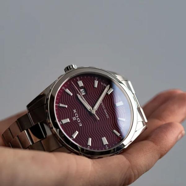 Ceas de mână pentru bărbați Edox 53102-3M-ROUIN Cuarț / 42 mm photo 7