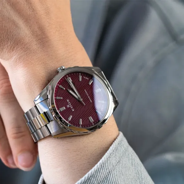 Ceas de mână pentru bărbați Edox 53102-3M-ROUIN Cuarț / 42 mm photo 9