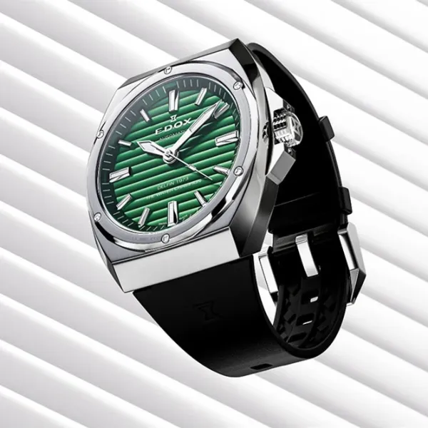 Ceas de mână pentru bărbați Edox 80142-3CA-VIN Mecanic / 41 mm photo 3