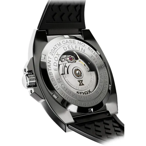 Ceas de mână pentru bărbați Edox 80142-3CA-VIN Mecanic / 41 mm photo 4