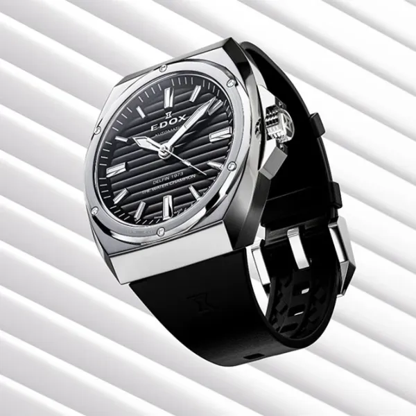 Ceas de mână pentru bărbați Edox 80142-3CA-NIN Mecanic / 41 mm photo 3