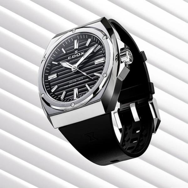 Ceas de mână pentru bărbați Edox 80142-3CA-NIN Mecanic / 41 mm photo 3