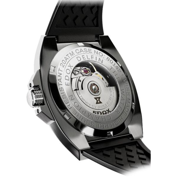 Ceas de mână pentru bărbați Edox 80142-3CA-NIN Mecanic / 41 mm photo 4
