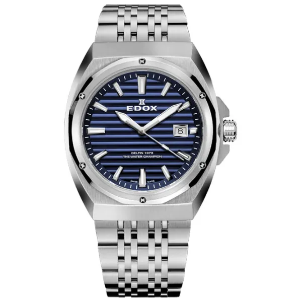 Ceas de mână pentru bărbați Edox 53032-3M-BUIN Cuarț / 41 mm photo 1