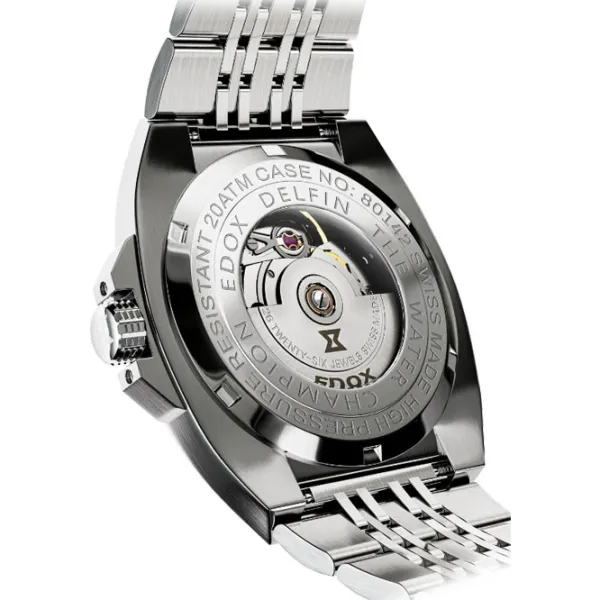 Ceas de mână pentru bărbați Edox 80142-3M-VIN Mecanic / 41 mm photo 4