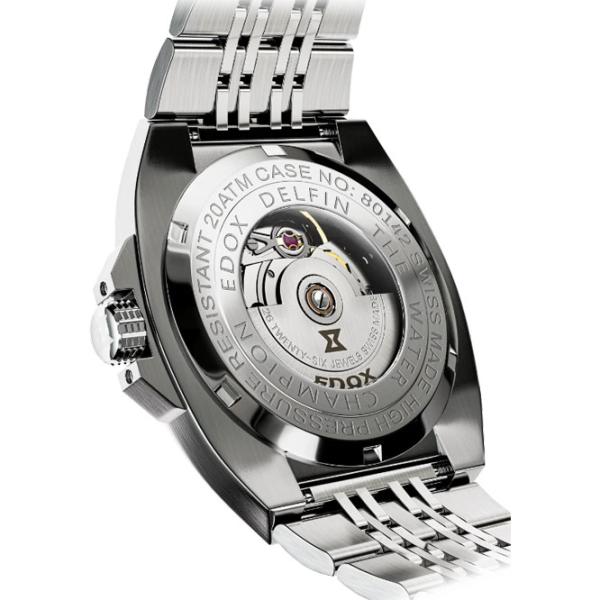 Ceas de mână pentru bărbați Edox 80142-3M-VIN Mecanic / 41 mm photo 4