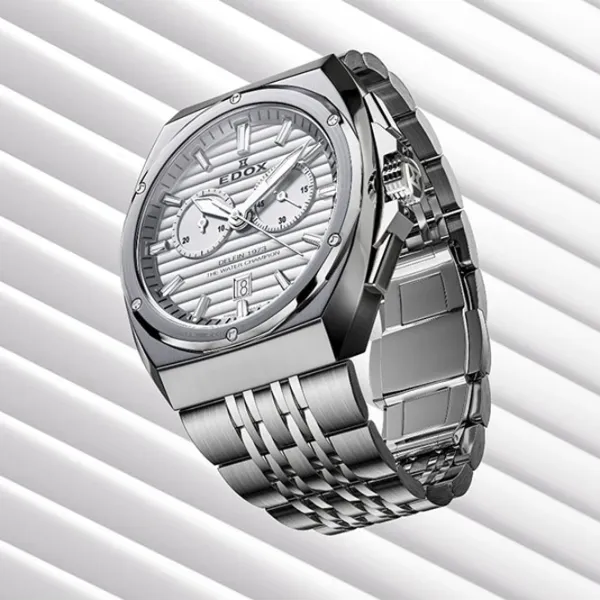 Ceas de mână pentru bărbați Edox 10118-3M-AIN Cuarț / 43 mm photo 3
