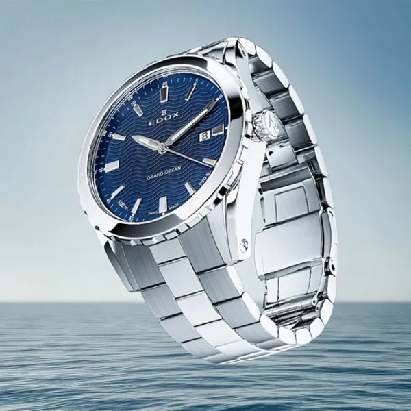 Ceas de mână pentru bărbați Edox 53102-3M-BUIN Cuarț / 42 mm photo 3