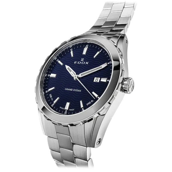 Ceas de mână pentru bărbați Edox 53102-3M-BUIN Cuarț / 42 mm photo 4