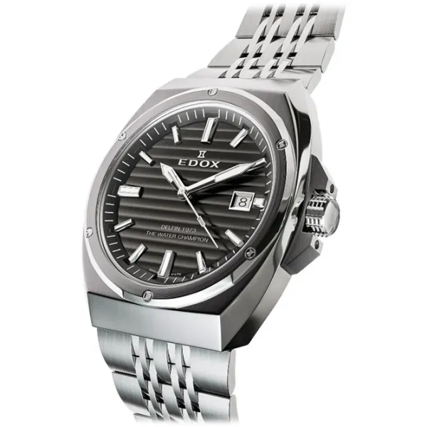 Ceas de mână pentru bărbați Edox 53032-3M-NIN Cuarț / 41 mm photo 2