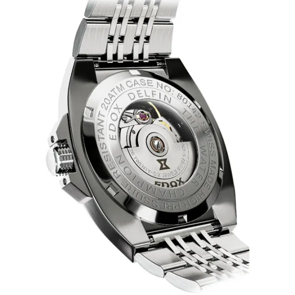 Ceas de mână pentru bărbați Edox 80142-3M-NIN Mecanic / 41 mm photo 3