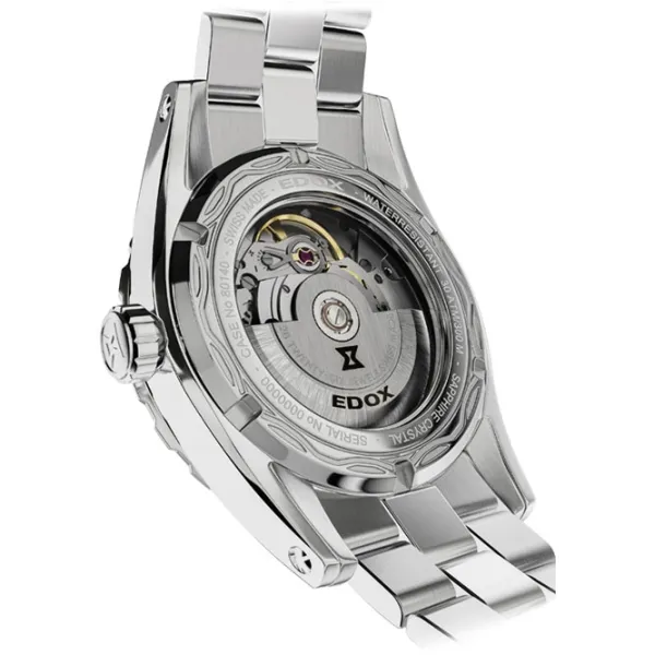 Ceas de mână pentru bărbați Edox 80140-3M-NIN Mecanic / 40 mm photo 3
