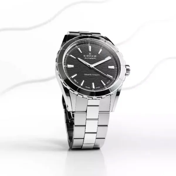 Ceas de mână pentru bărbați Edox 80140-3M-NIN Mecanic / 40 mm photo 5