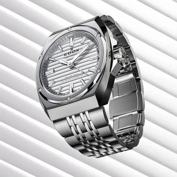 Ceas de mână pentru bărbați Edox 80142-3M-AIN Mecanic / 41 mm photo 3