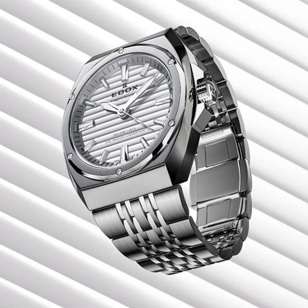 Ceas de mână pentru bărbați Edox 80142-3M-AIN Mecanic / 41 mm photo 3