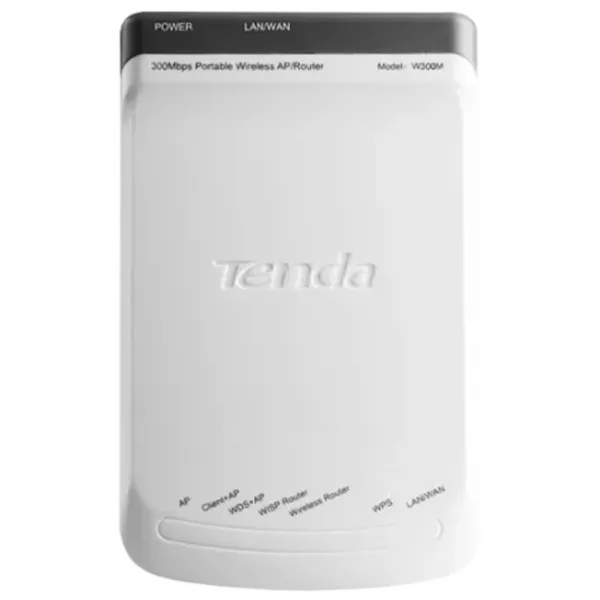 Wi-Fi Роутер Tenda W300M 300 Мбит/с / / Белый photo 1