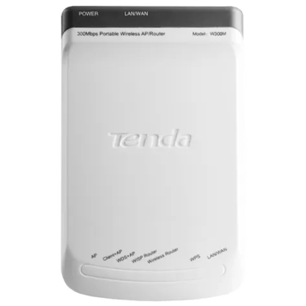 Wi-Fi Роутер Tenda W300M 300 Мбит/с / / Белый photo 1