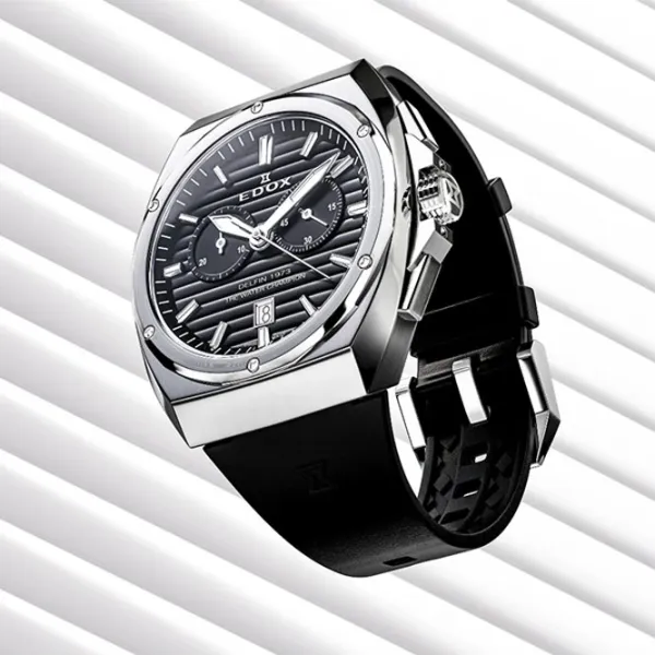 Ceas de mână pentru bărbați Edox 10118-3CA-NIN Cuarț / 43 mm photo 3